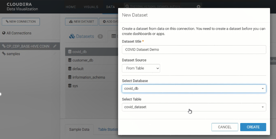 Creating a New Dataset