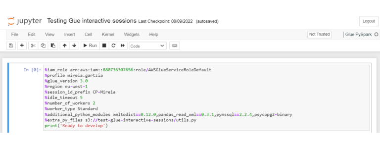 Glue Interactive Sessions For Developing AWS Glue Jobs – ClearPeaks Blog