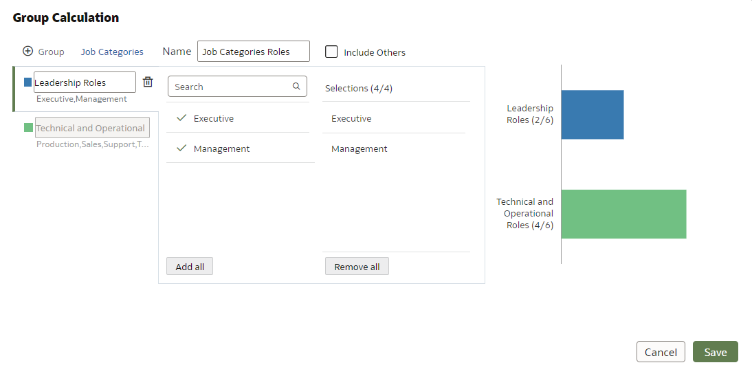 Group Calculation on Existing Calculation Created