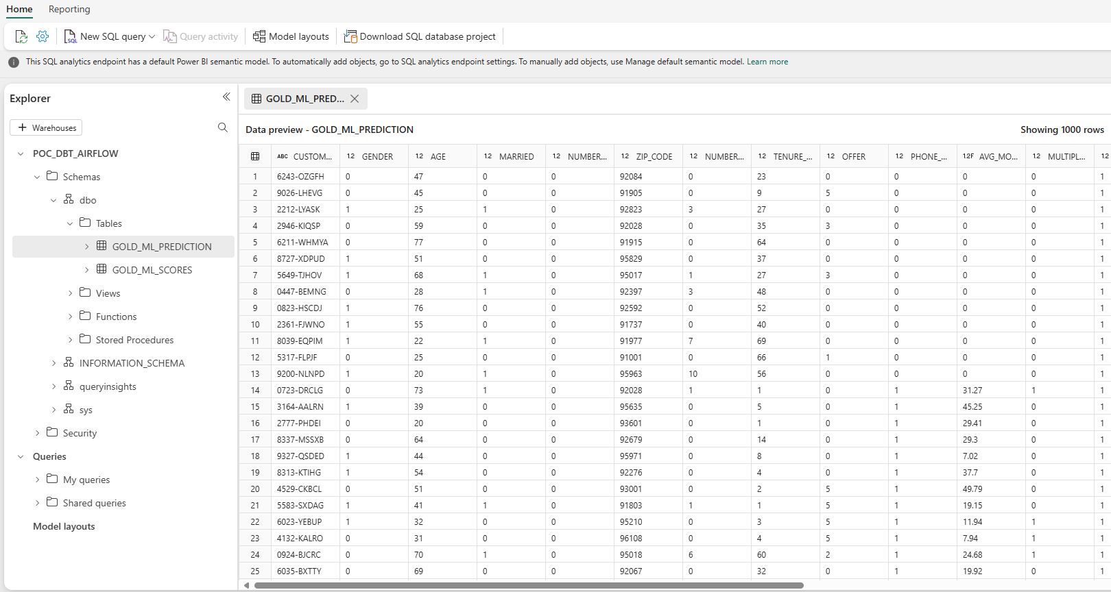 SQL Endpoint